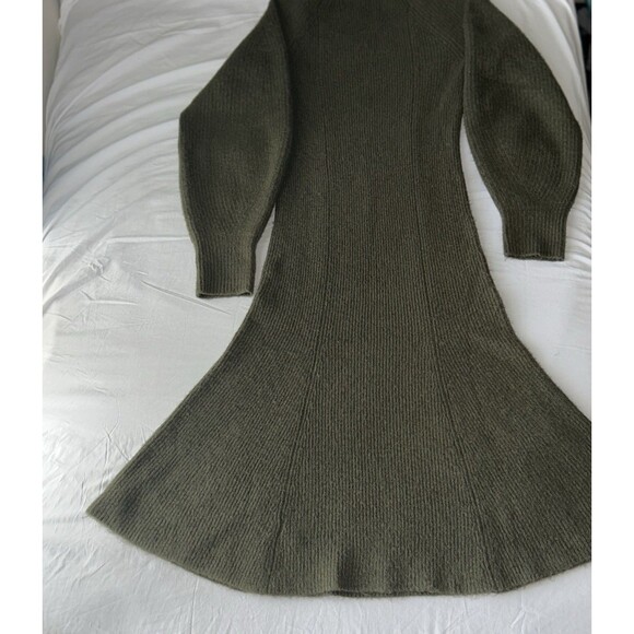 Green Long Sleeve Maxi Sweater Dress In Women’s Medium - Picture 8 of 16